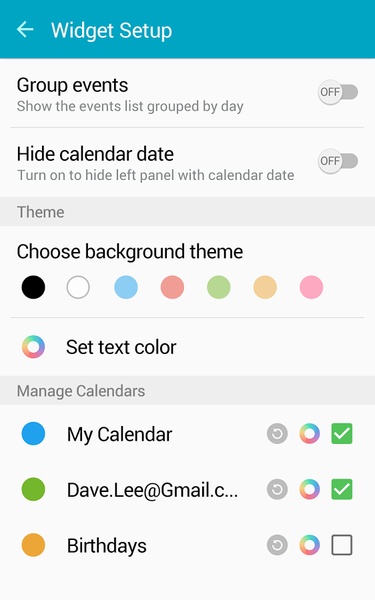Clean Calendar Widget - Preview 3
