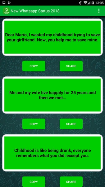 Smart Whatsapp Status 2018 - Preview 4