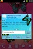 GO SMS Theme Blue Butterfly screenshot 1