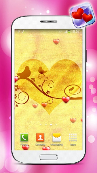 Cute Hearts Live Wallpaper HD - Preview 7