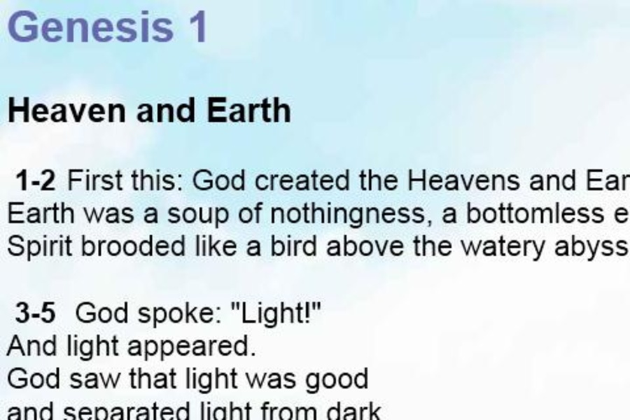 Bible The Message - Preview 2