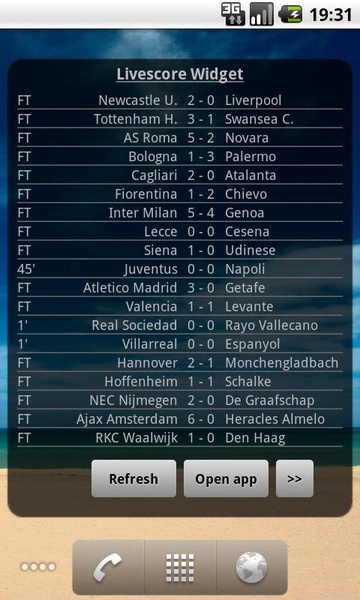 Livescore Widget - Preview 22