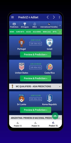 adibet prediction