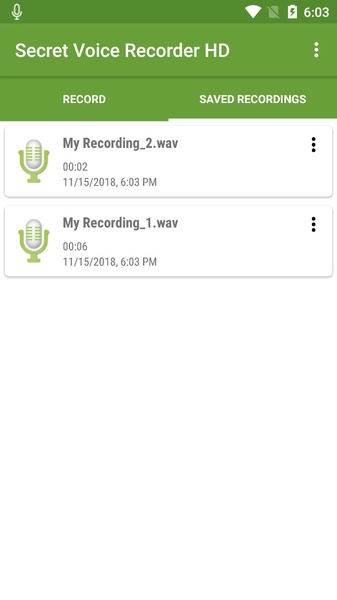 Secret Voice Recorder HD - Preview 4
