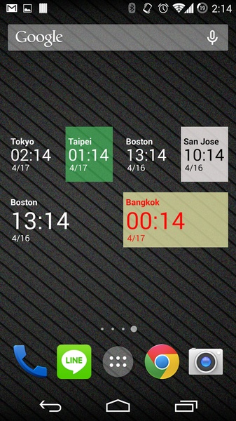 Simple World Clock Widget - Preview 5