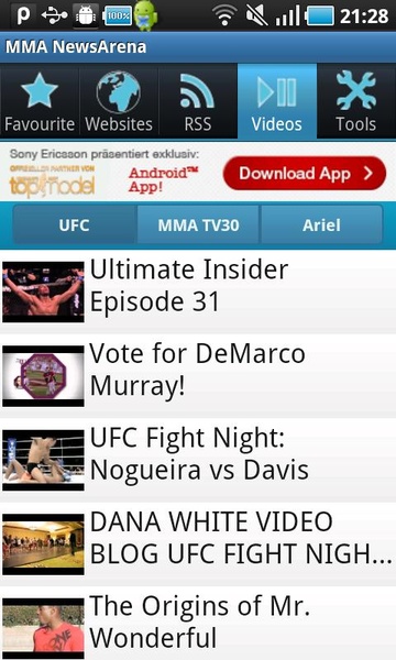 MMA NewsArena - Preview 4