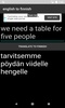 english to finnish translator screenshot 1