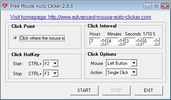 Free Mouse Auto Clicker screenshot 1