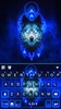 Ice Neon Wolf Keyboard Backgro screenshot 1