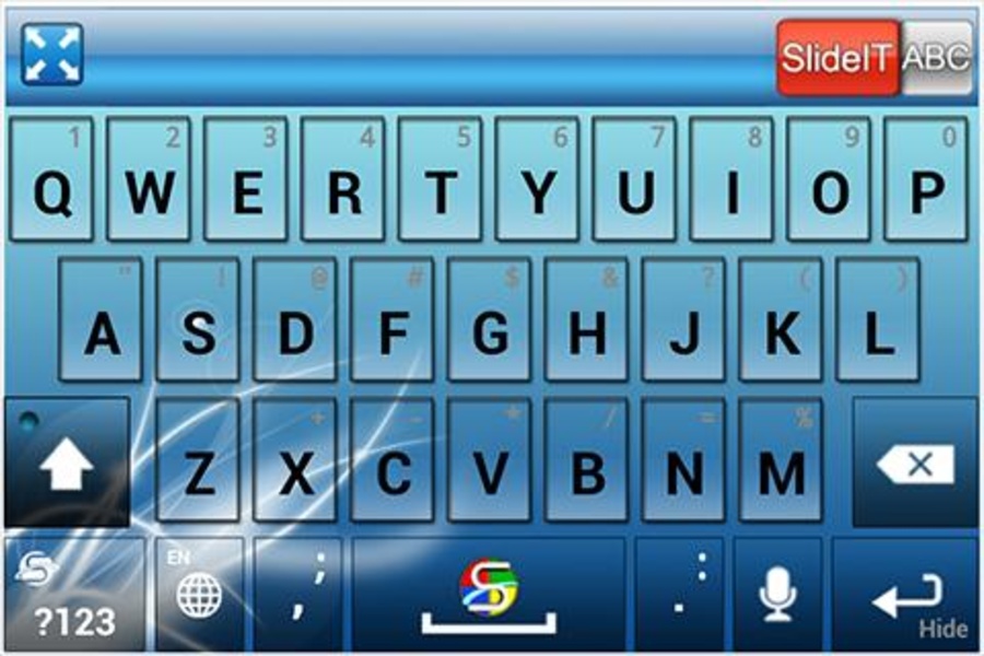 SlideIT Windows Seven skin - Preview 1
