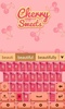 Cherry Sweet GO Keyboard Theme screenshot 1