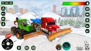 Snow Excavator Truck Games 3D screenshot 7