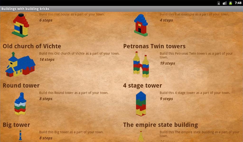 Buildings with building bricks - Preview 3
