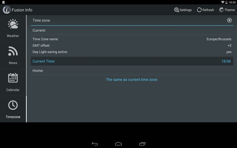 Fusion Info Widget - Preview 6