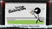 Stickman Badminton screenshot 1