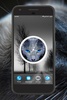 Blue Eyes Clock Live Wallpaper screenshot 2