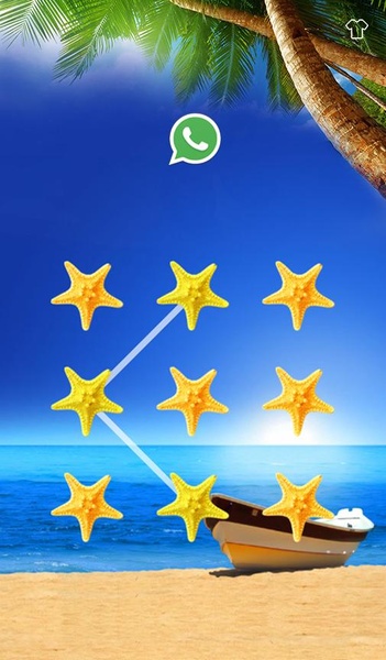 AppLock Theme Beach(Privacy Holder) - Preview 1