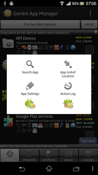 Gemini App Manager - Preview 2