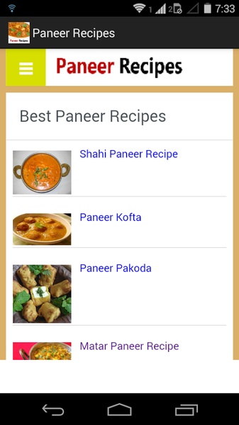 Paneer Recipes - Preview 3