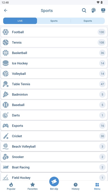 1xBet Screenshot 11