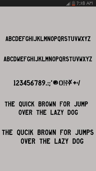 100 SamsungGalaxy Fonts - Preview 2