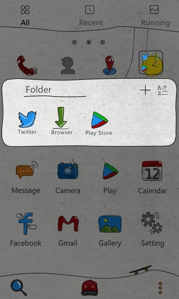 skater boy GOLauncher EX Theme - Preview 1