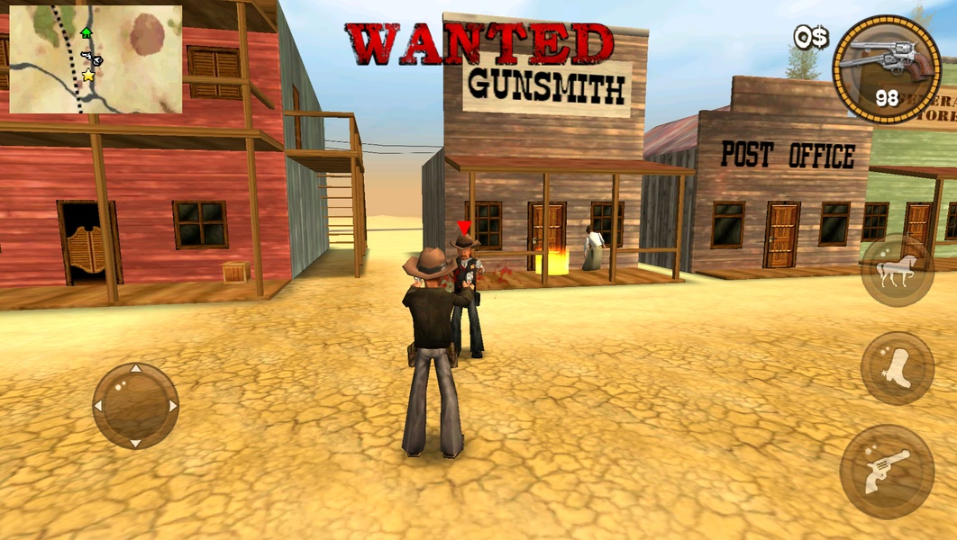 NOVO JOGO MUNDO ABERTO DE FAROESTE PARA ANDROID/IOS - Guns & Spurs 