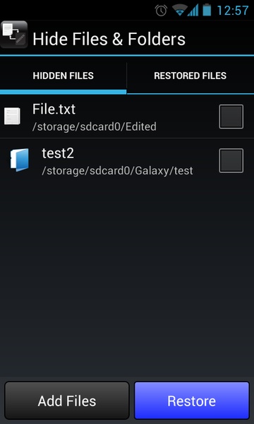 Hide Files & Folders - Preview 8