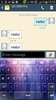 GO Keyboard Galaxy Theme screenshot 9