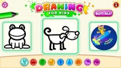 Drawing for Kids! Coloring Children Games Toddlers screenshot 1