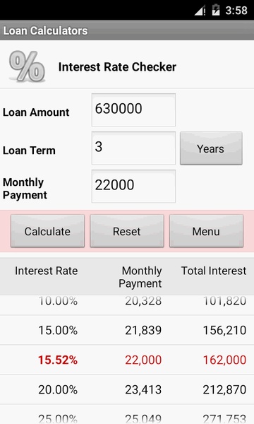 Loan Calculators - Preview 4