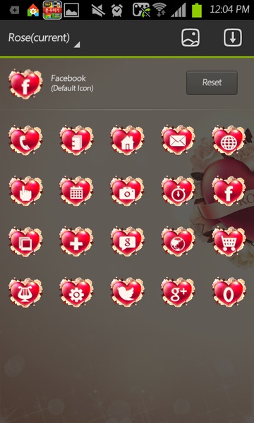 Rose Go Launcher EX - Preview 1