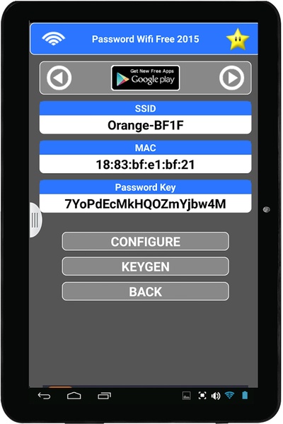 Password Wifi Free 2015 - Preview 3