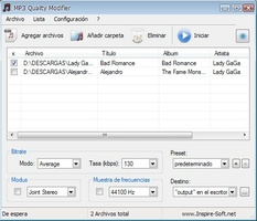 MP3 Quality Modifier screenshot 3