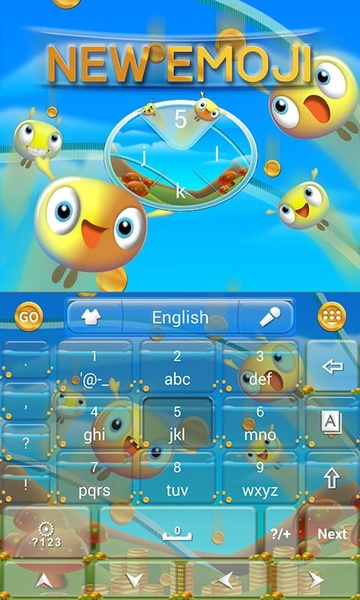 New Emoji GO Keyboard theme - Preview 5