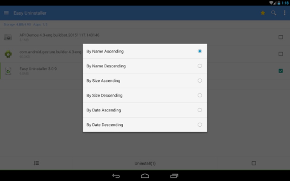 Easy Uninstaller App Uninstall - Preview 4