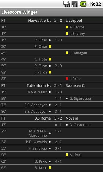Livescore Widget - Preview 23