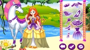 White Horse Princess Dress Up screenshot 5