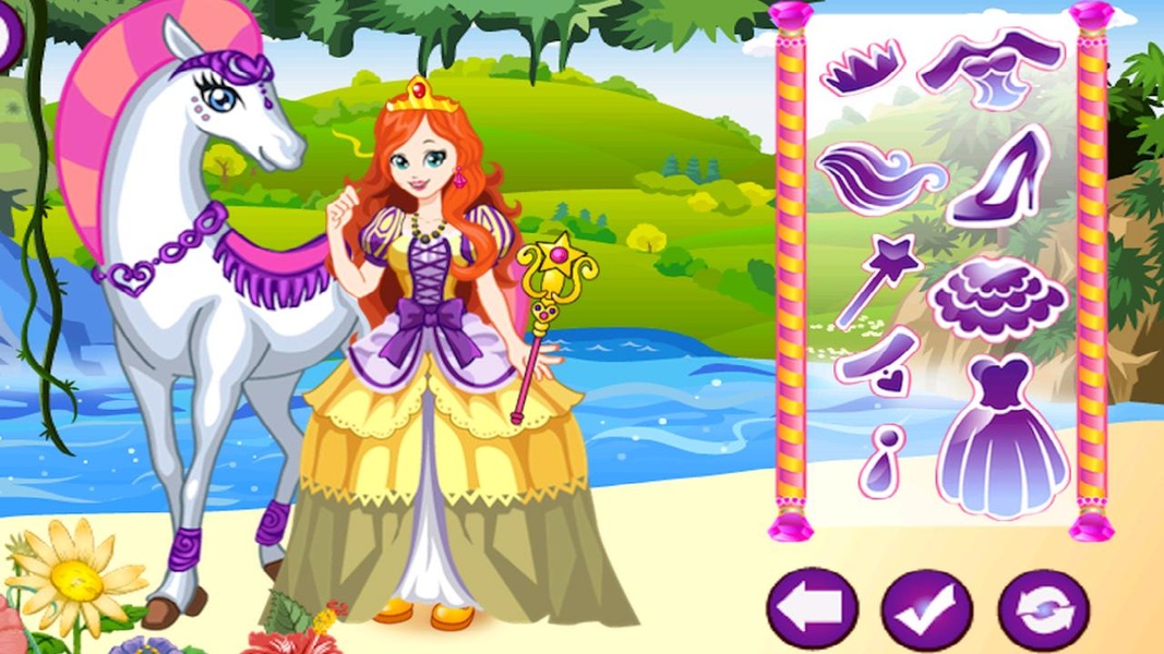 White Horse Princess Dress Up - Preview 5