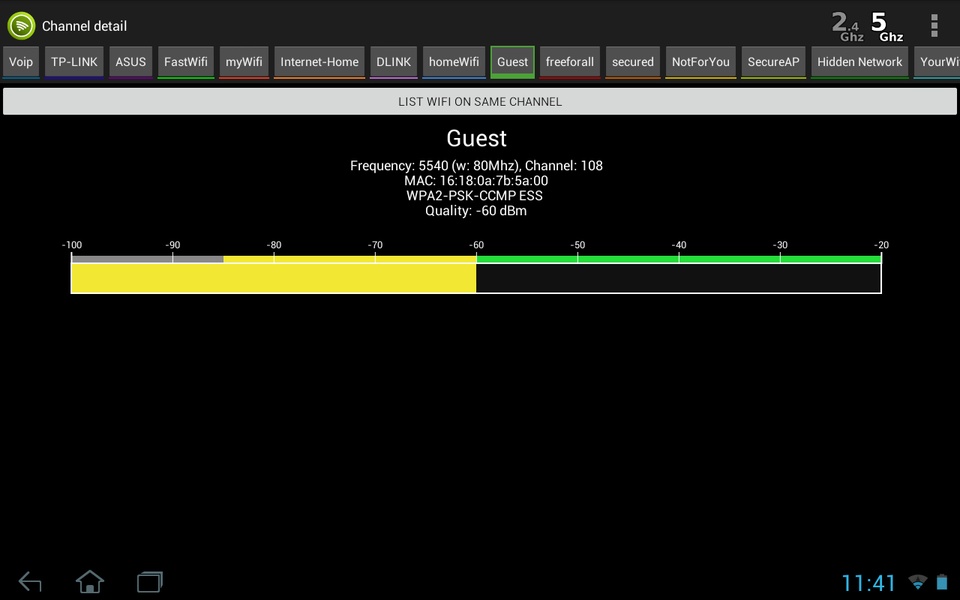 Wifi Analyzer - Preview 10