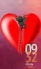 Romantic Heart Zip screenLock screenshot 7
