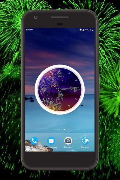 Firework Clock Live Wallpaper - Preview 2