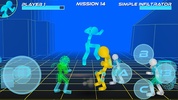 Stickman Neon Warriors: Street Fighting screenshot 7