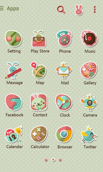 Easter GOLauncher EX Theme - Preview 2