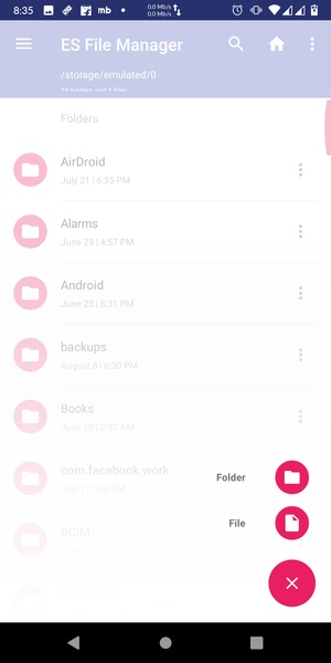 ES File Explorer - Preview 1