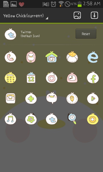 Yellow Chick Go Launcher EX - Preview 1