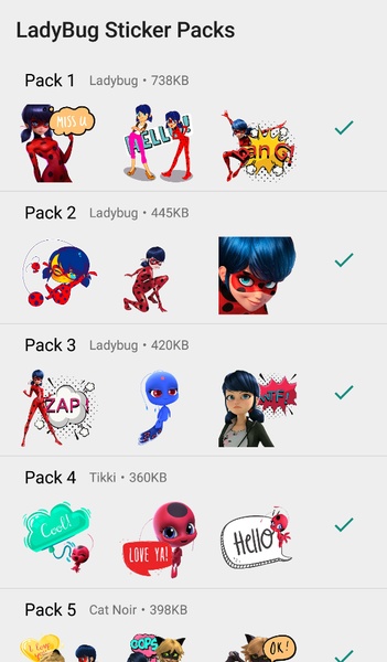 Ladybug Stickers For Whatsapp - WAStickerApps for Android