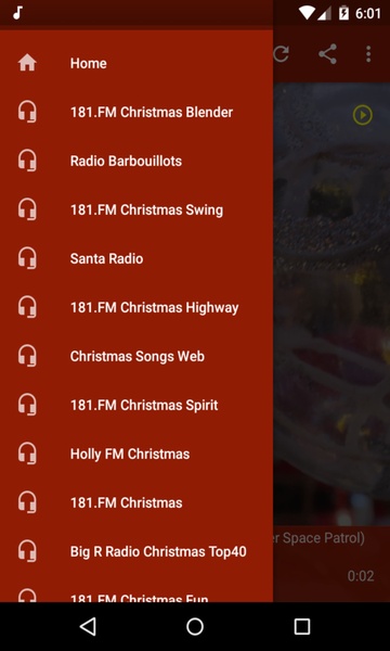 Free Christmas Radio Stations - Preview 1