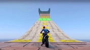 Superhero Tricky Bike Racing screenshot 1