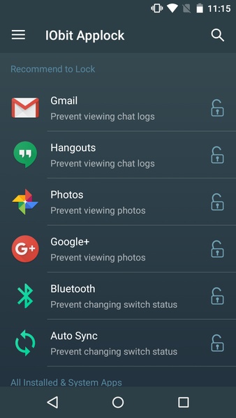IObit Applock - Preview 3